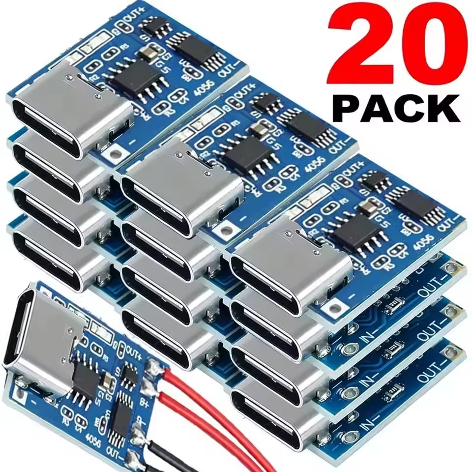 Tp4056 Module - 1-20PCS Type-c/Micro/Mini USB 5V 1A 18650