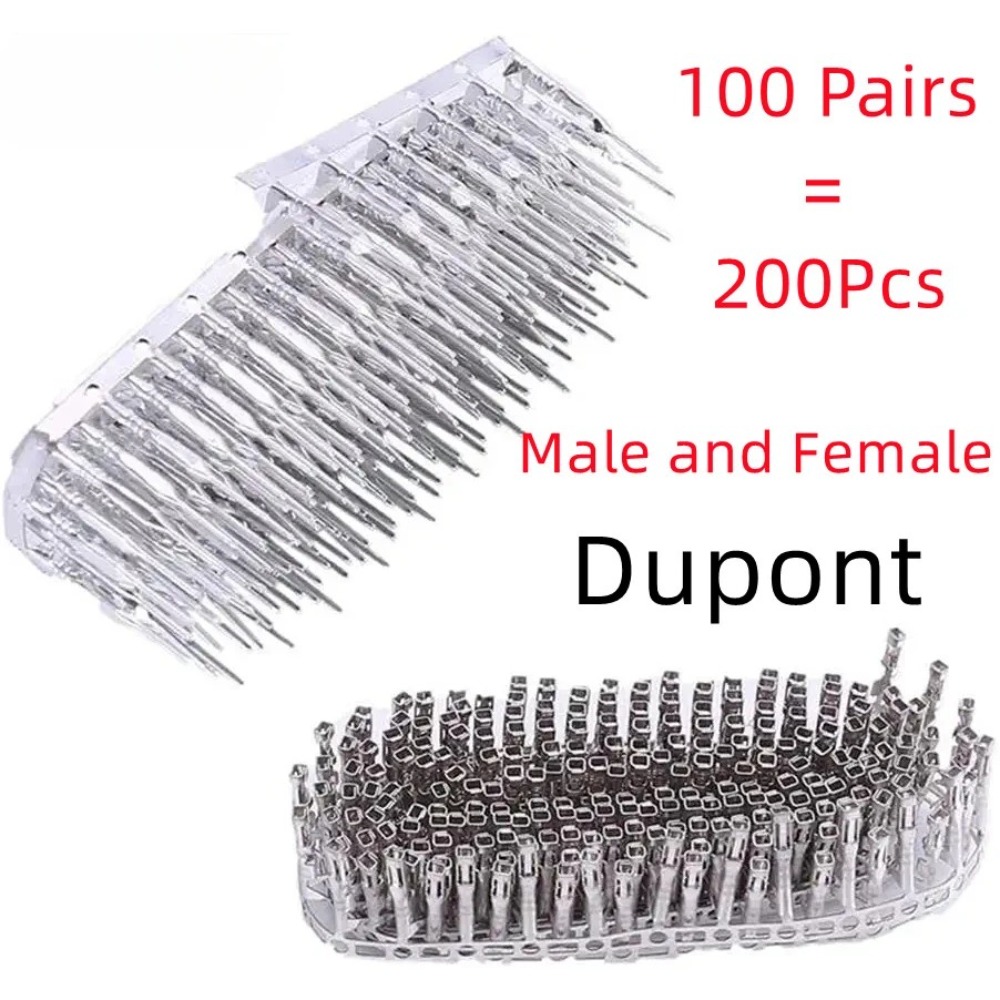 100 cặp đầu nối Dupont 2.54mm, - đánh giá và giá Jumper Wire Kit