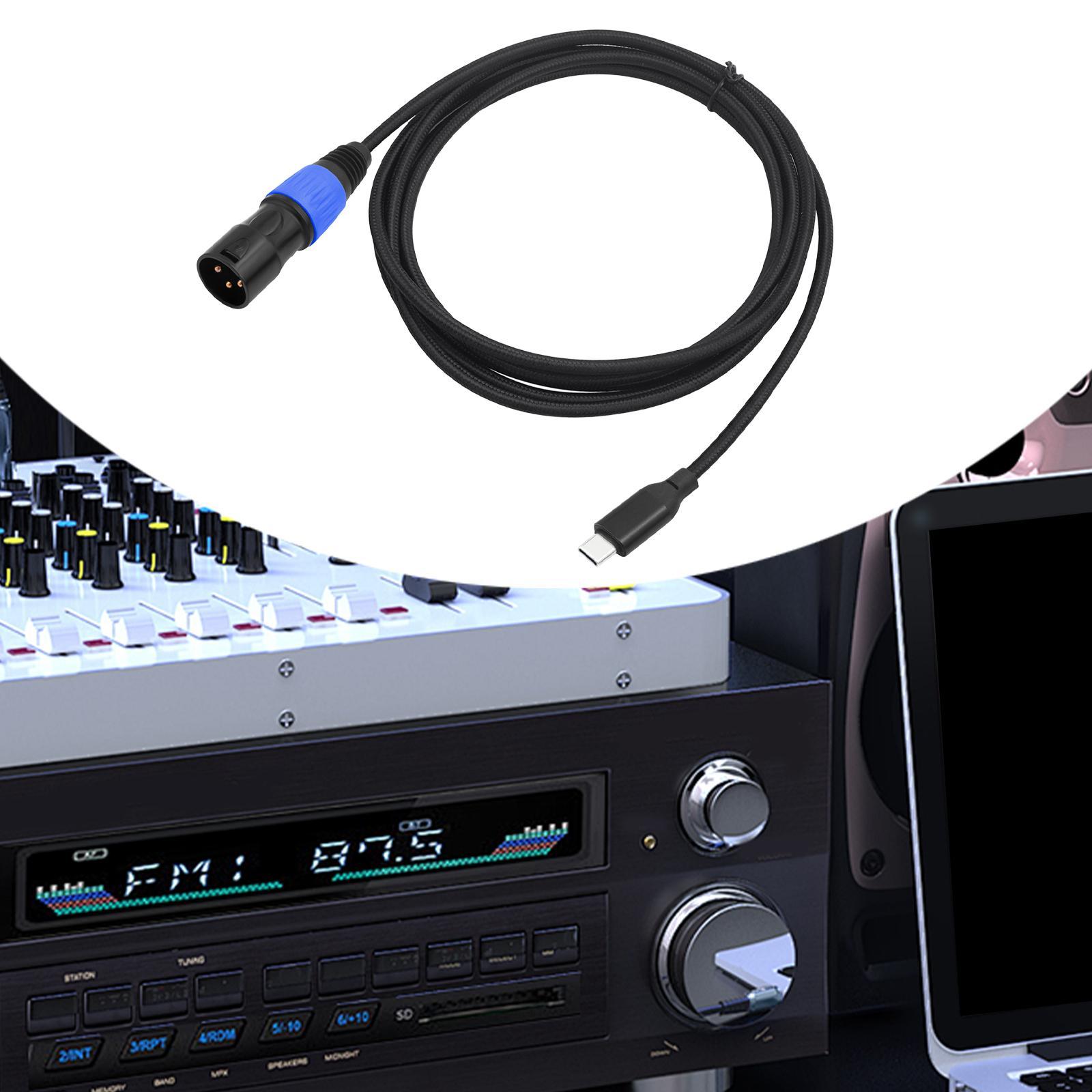 USB C to XLR Male Audio Mixer  - đánh giá và giá Usb C Cable