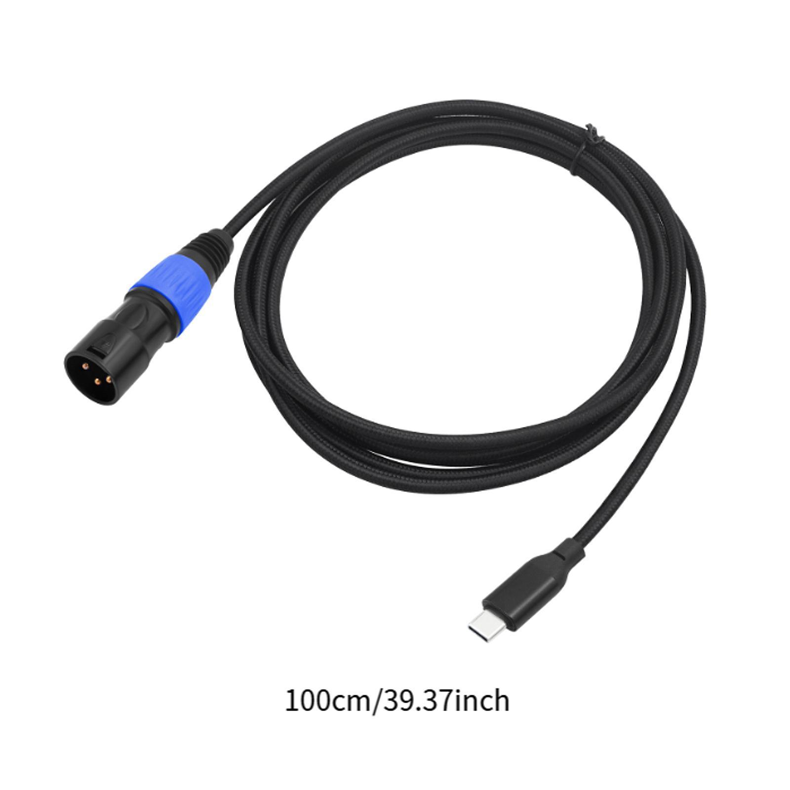 USB C to XLR Male Audio Mixer  - đánh giá và giá Usb C Cable