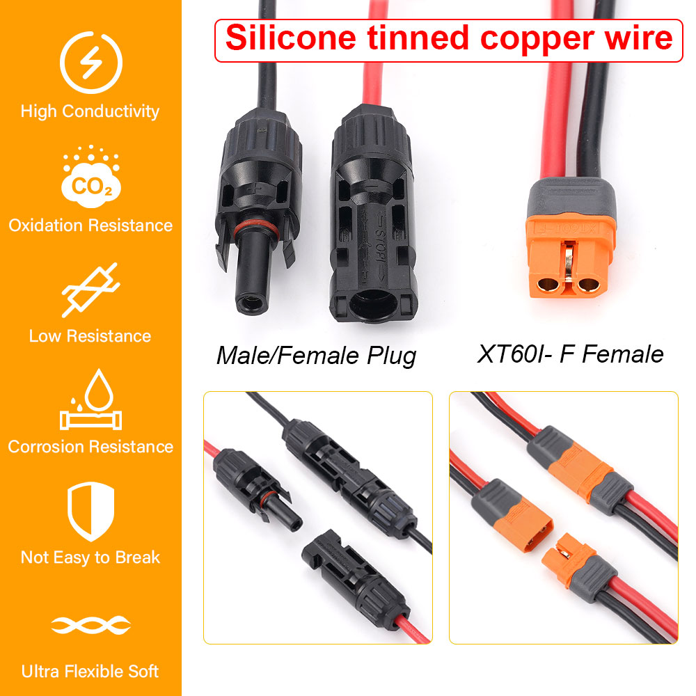 1/2/3/6M XT60 12AWG XT60i-F Fe - đánh giá và giá Ipex Connector
