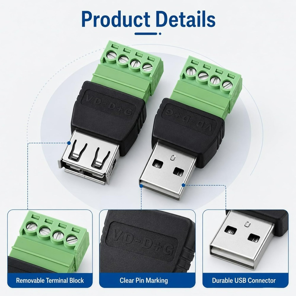 4 Pin Screw Terminal Block to  - đánh giá và giá Screw Terminal Block