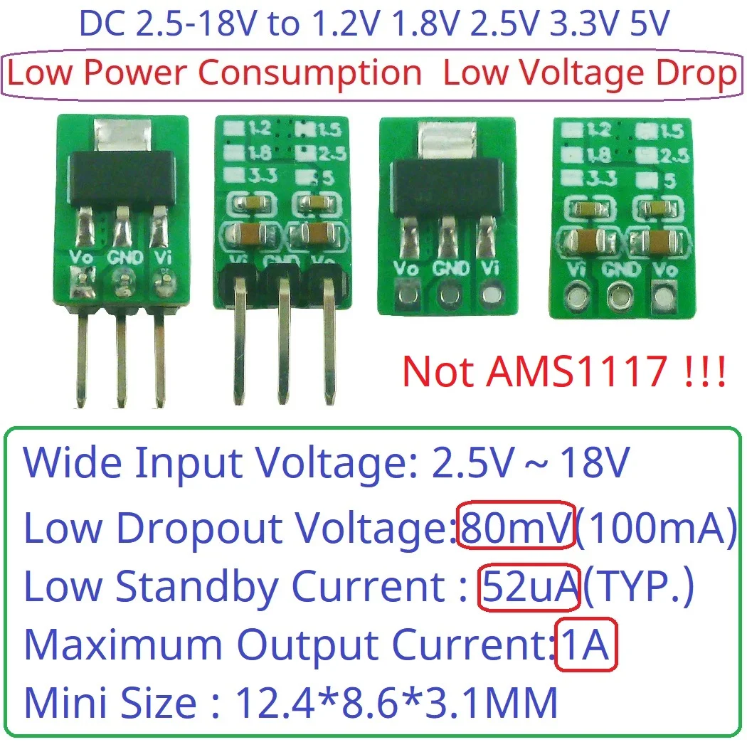 10PCS 2.5-18V to 1.2V 1.8V 2.5 - đánh giá và giá Esp32 Step Down Buck