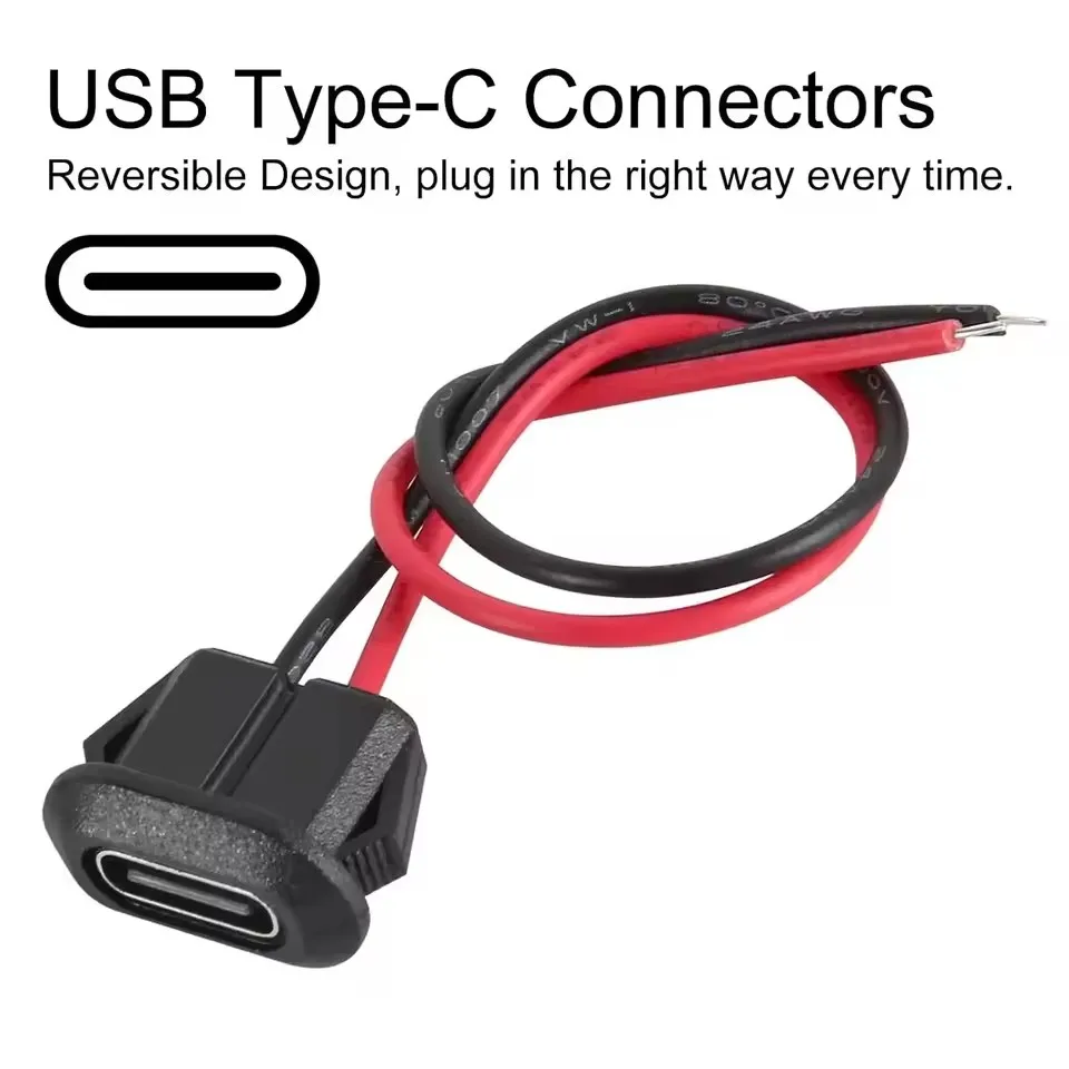 Type C Female Connector Waterp - đánh giá và giá Usb C Cable