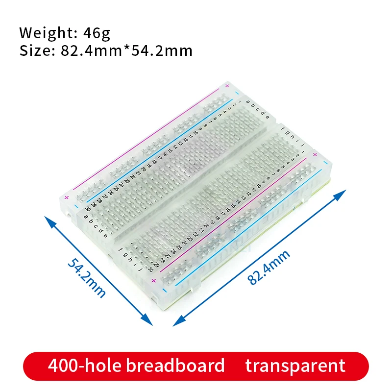 Bảng mạch thử nghiệm mini khôn - đánh giá và giá Breadboard 400 Point