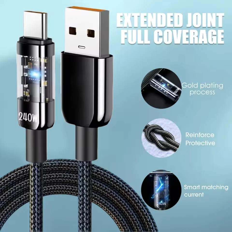 240W Nylon USB Type C Super Fa - đánh giá và giá Usb C Cable