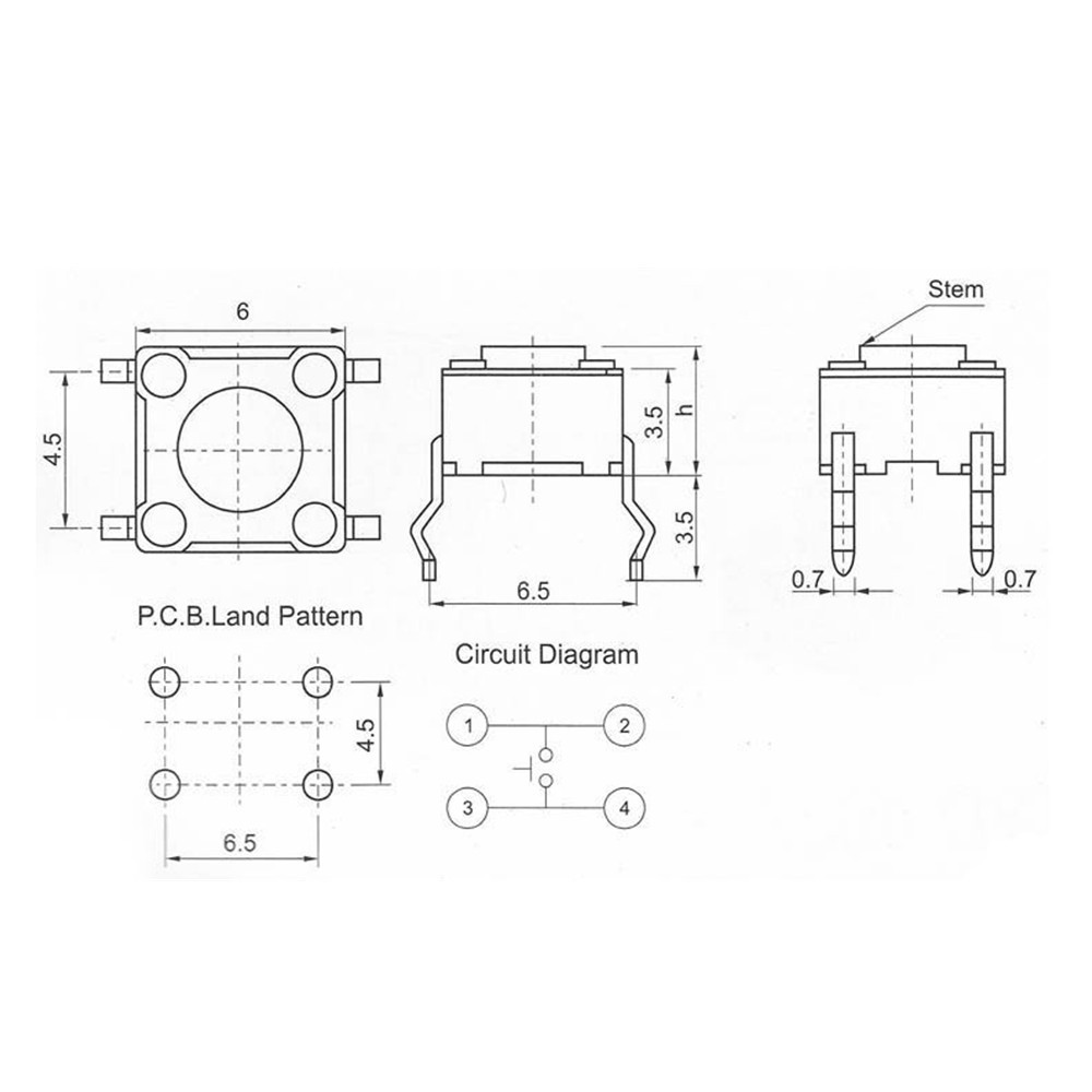10 Mô Hình 6*6 Lược Công Tắc X - đánh giá và giá Breadboard 400 Point